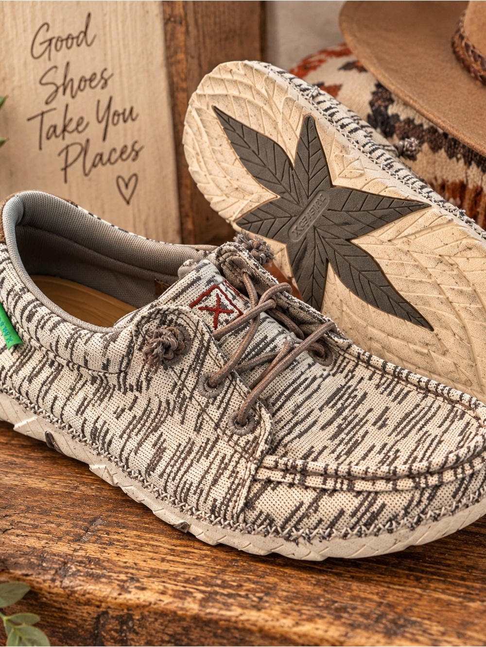Twisted X Women’s Patterned Moccasin Shoes Aztec Western Boho